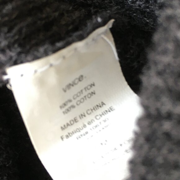 VINCE Taupe Dark Gray Striped Sleeveless Knit Maxi Dress - Picture 3 of 10